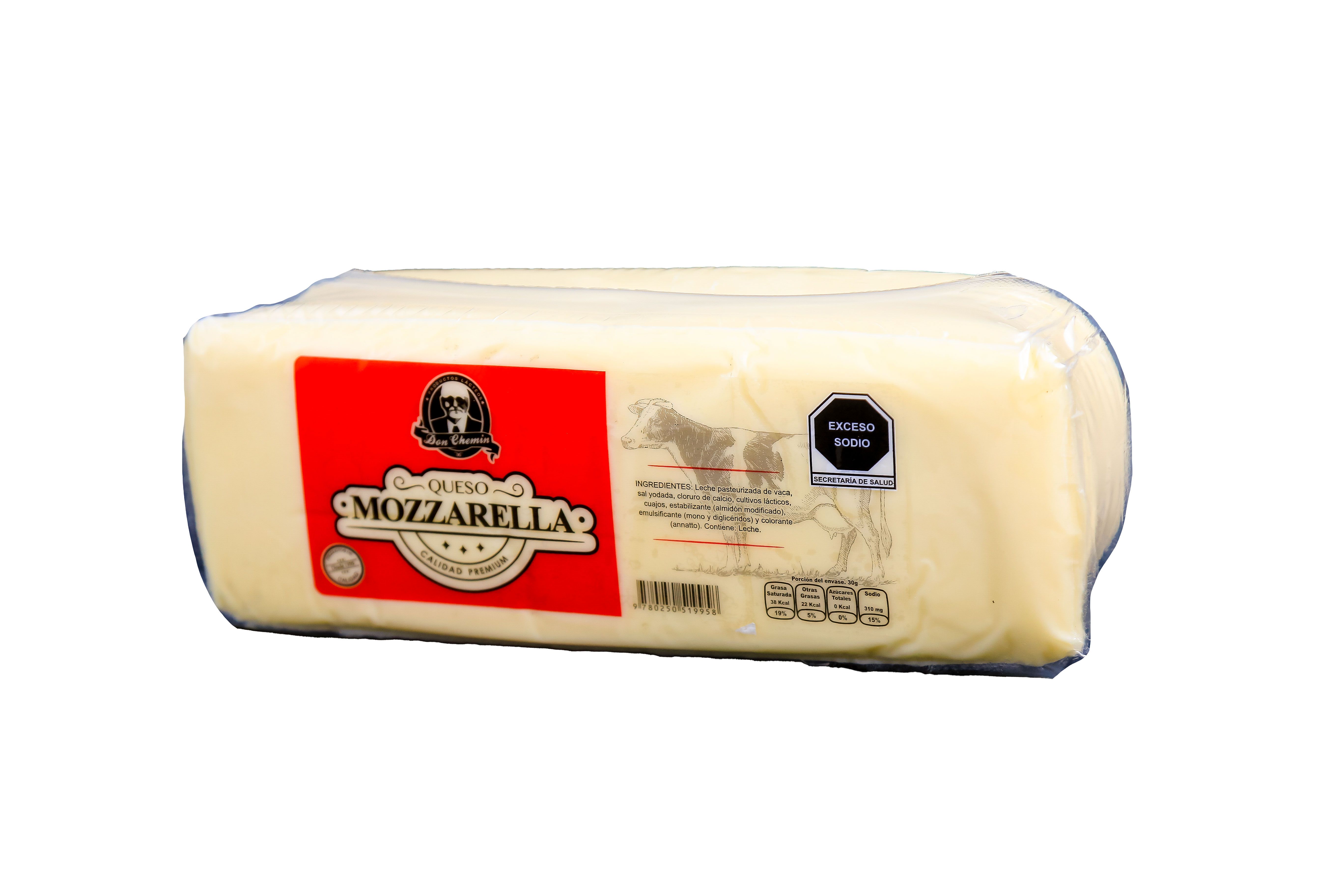 Queso Tipo Mozarella Barra Don Chemin