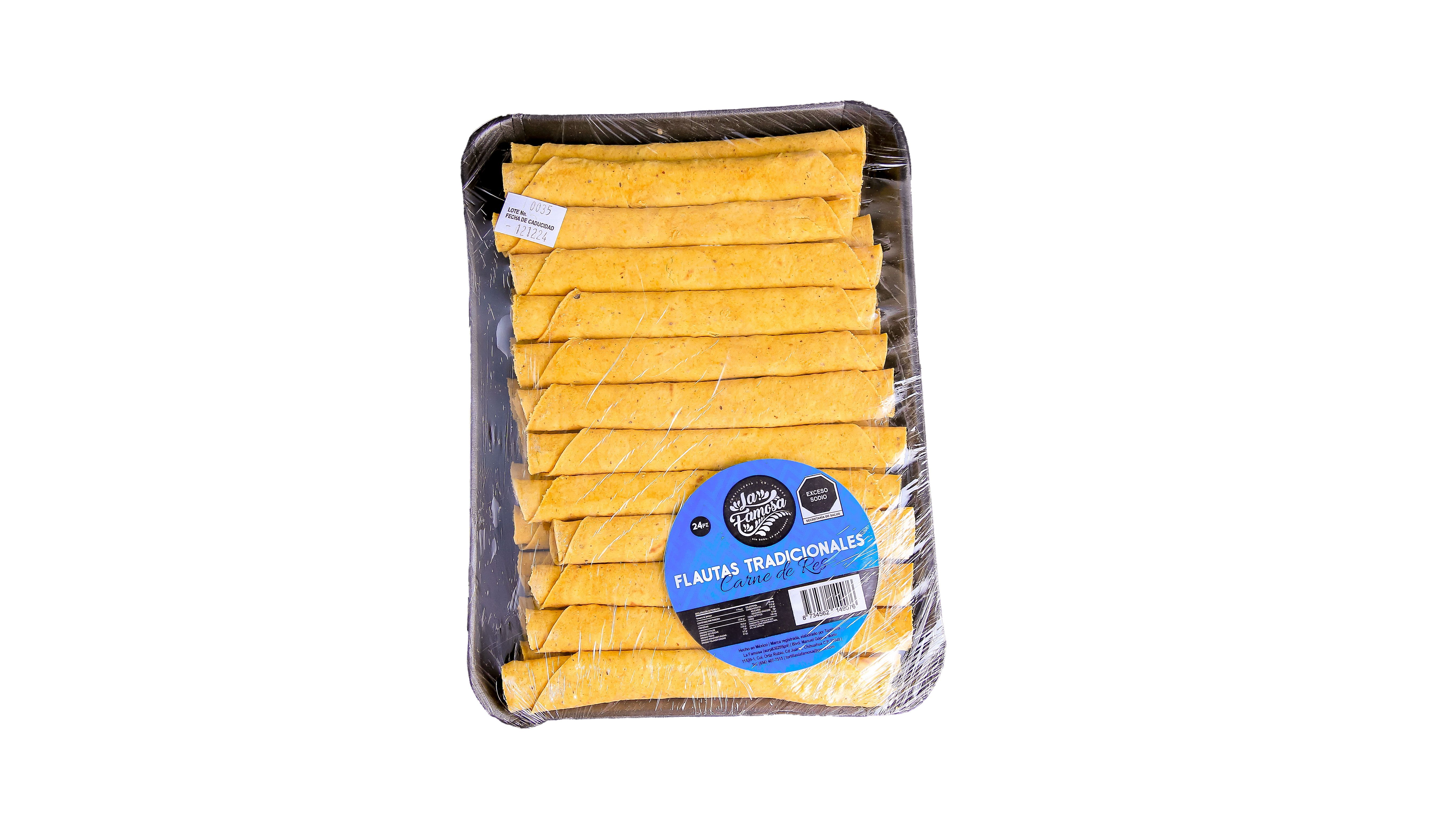 Flautas 20 Pzas