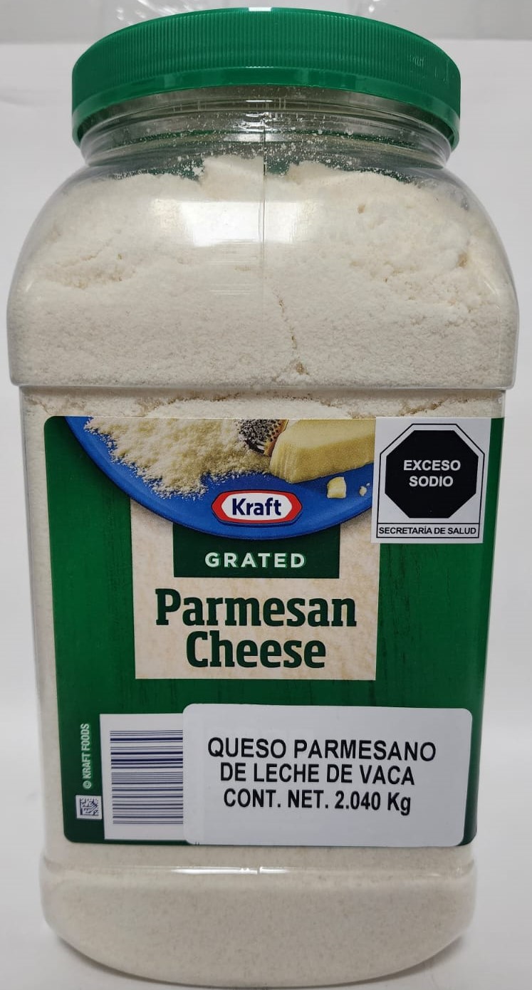 Queso Parmesano Molido Kraft 2.04Kg